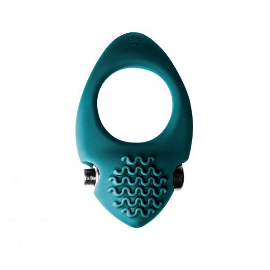 Эрекционное виброкольцо Pure Passion Midnight, зеленое