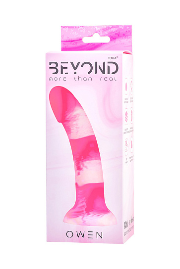 Розовый фаллоимитатор цветной Beyond by Toyfa Owen, 18 см