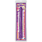 Фаллоимитатор двухсторонний Crystal Jellies фиолетовый 45,7 см