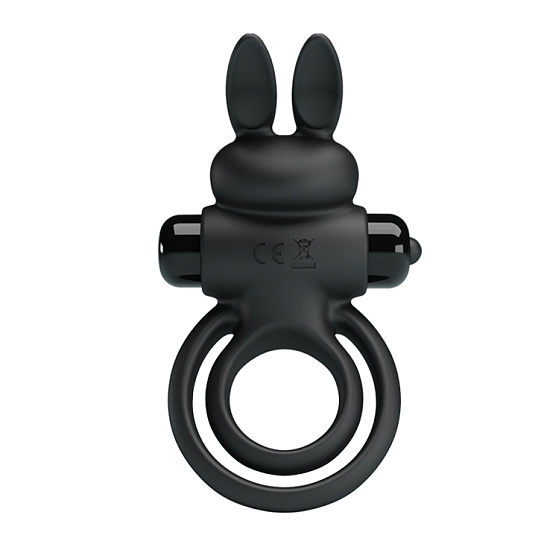 Виброкольцо с двойным подхватом Penis Ring III