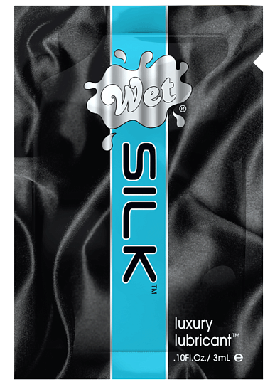 Лубрикант с добавлением силикона Wet Silk, 3 мл