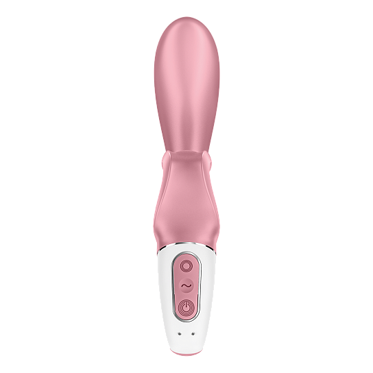 Вибратор-кролик с ультра-гибким отростком Satisfyer Hug me, розовый