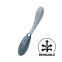 Гибкий вибратор для точки G Satisfyer G-Spot Flex 3, серо-голубой