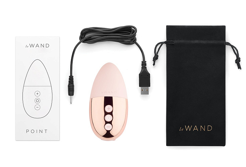 Утяжеленный премиум-вибратор Le Wand Point, розовый