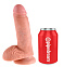 Реалистик с мошонкой на присоске Cock with Balls King Cock 13.5 см, телесный