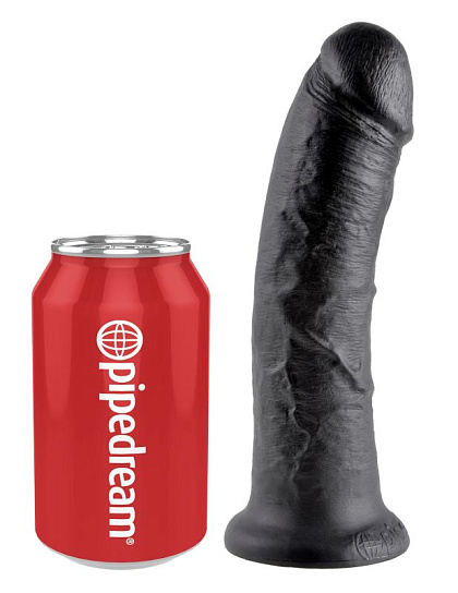 Фаллос на присоске King Cock 8 реалистичный, 19 см, черный Фаллос на присоске King Cock 8 реалистичный, 19 см, черный