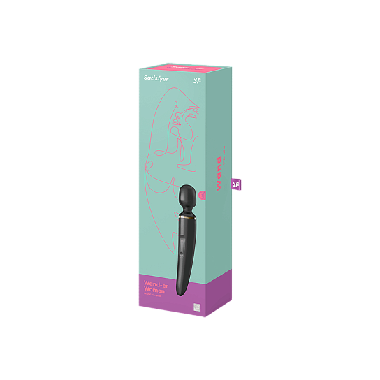 Вибромассажер Satisfyer Wand-er Woman для всего тела, черный
