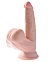 Фаллоимитатор с подвижной мошонкой King Cock Plus 6 Triple Density Фаллоимитатор с подвижной мошонкой King Cock Plus 6 Triple Density