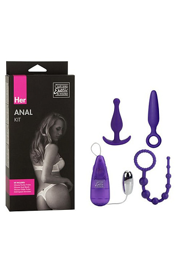 Анальный набор Her Anal Kit с пультом