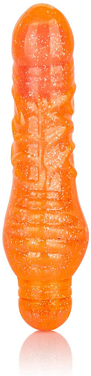 Классический вибратор Sparkle Shimmer Stud-Orange
