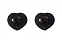 Пэстисы Rand в виде сердца, черные