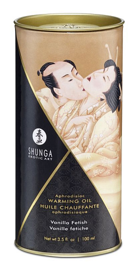 Согревающий гель для массажа Vanilla Fetish, съедобный, 100 мл
