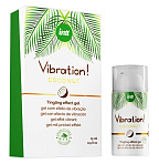 Возбуждающий и увлажняющий гель с эффектом вибрации Intt Cosmetics Vibration Coconut, 15 мл