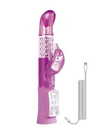 Многоскоростной вибратор DOLPHIN 323, фиолетовый