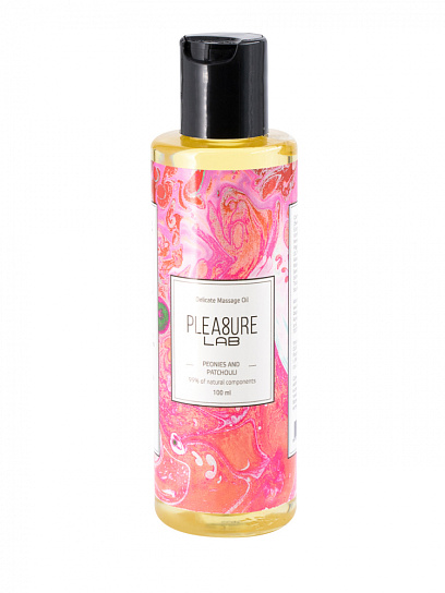 Масло для массажа Pleasure Lab Delicate Пионы и Пачули, 100 мл