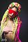 Закрытая маска PARTY HARD SHY, красная