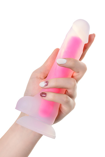 Реалистичный фалоимитатор James Glow, 13 см