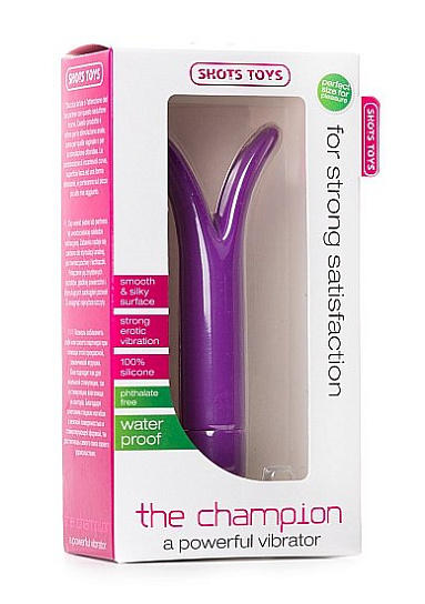Стимулятор с разветвленной верхней частью THE CHAMPION, фиолетовый