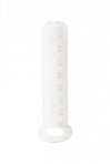 Насадка на пенис для увеличения Lola Games Homme Long 9-12 см, белый