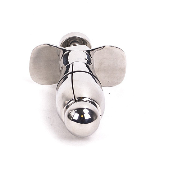 Металлический анальный плаг Plug 3 O-Products, 17 см