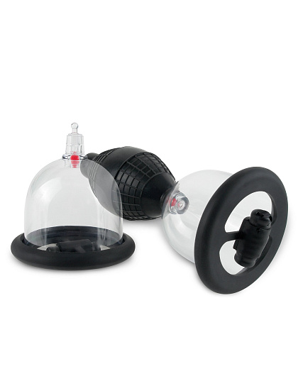 Вакуумные вибро присоски-стимуляторы на соски, Nipple Pleasure Cups