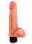 Вибромассажёр с мошонкой 17,5 см