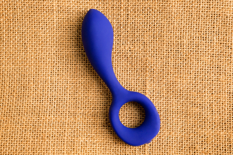 Вибратор двойной Fun Toys анатомический для пары Gpop, фиолетовый