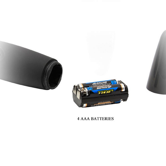 Вибромассажер Sensual Massager, черный с гибкой головкой