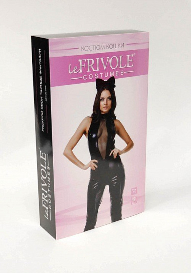Эротический костюм ЧЕРНАЯ КОШКА Le Frivole, M/L