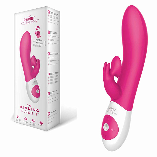 Вибратор многофункциональный Kiss, розовый