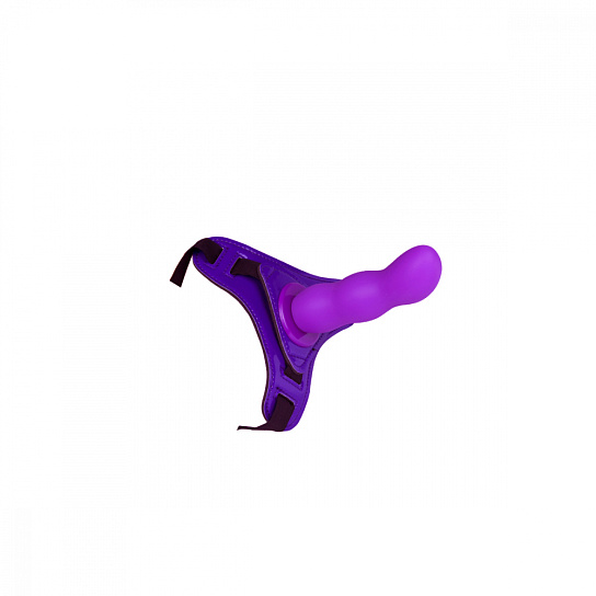 Женский страпон с трусиками 12.2 см, фиолетовый