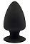 Черная анальная пробка Adrien Lastic SileXD Model 1, 11 см