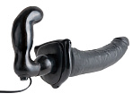 Безремневой страпон с вибрацией Deluxe Vibrating Penetrix 12,7 см