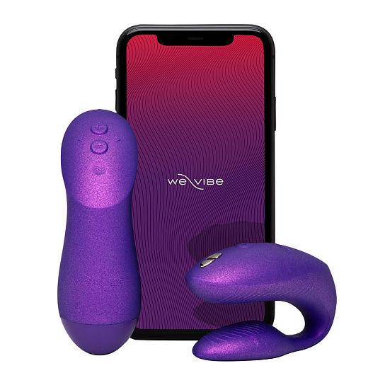 Вибратор для пар We-Vibe Chorus Pro, фиолетовый, арт. SNSP1SG5