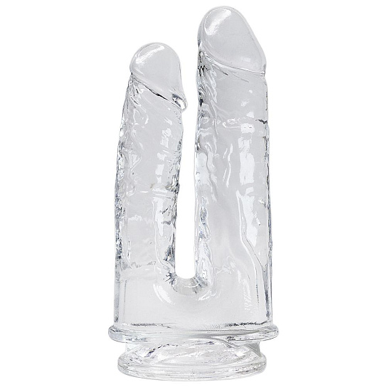 Фаллоимитатор Adrien Lastic Imperium Jelly Dildo двойной, прозрачный