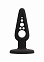 Пробка анальная HOLLOW№4 в форме конуса, из силикона