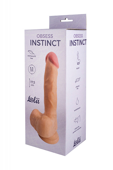 Фаллоимитатор Lola Games Obsess Instinct, 17,5 см