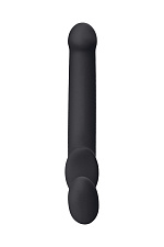 Безремневой страпон XL Strap-on-me 25.5 см, черный