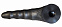 Насадка BLACK BENT 2 с рельефной поверхностью, 14 см