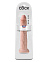Фаллос гигант King Cock 13 Cock Flesh, 29 см, телесный