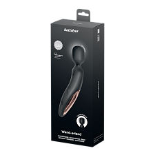 Массажер-вибратор Satisfyer Wand-erland — мощный, для всего тела, черный
