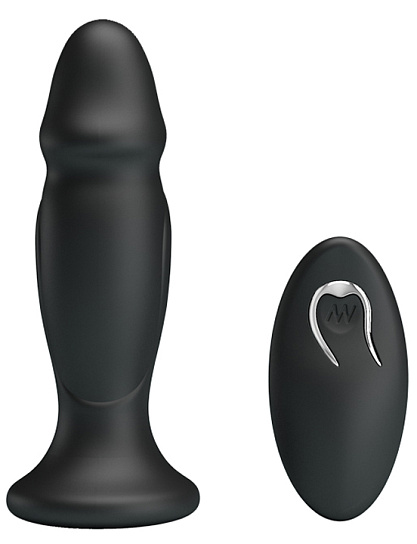 Пробка в виде фаллоса с вибрацией и пультом Baile Mr.Play