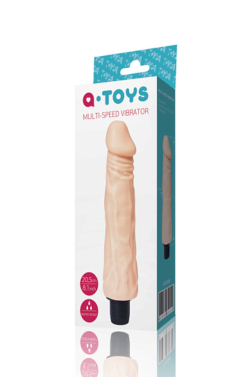 Классический вагинальный вибратор A-Toys Multi - Speed, 23 см