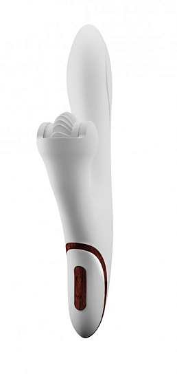 Вибратор для душа CYCLONE, 10 скоростных режимов, 23 см, белый