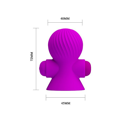 Накладки на соски с вибрацией и посасыванием Nipple Sucker