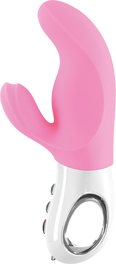 Мини-вибратор премиум класса Miss Bi, 17 см, нежно-розовый