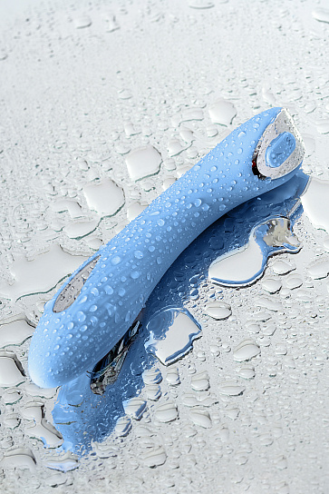 Вибратор с электростимуляцией PHYSICS TESLA G-POINT, 21 см, голубой