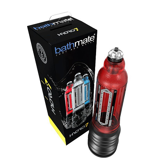 Гидропомпа Bathmate Hydro-7, до 18 см, красная
