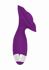 Вибратор необычной форму с усиками Lace, 10 режимов, пурпурный