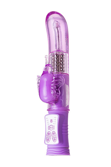 Вибратор A-Toys с функцией вращения, 22 см